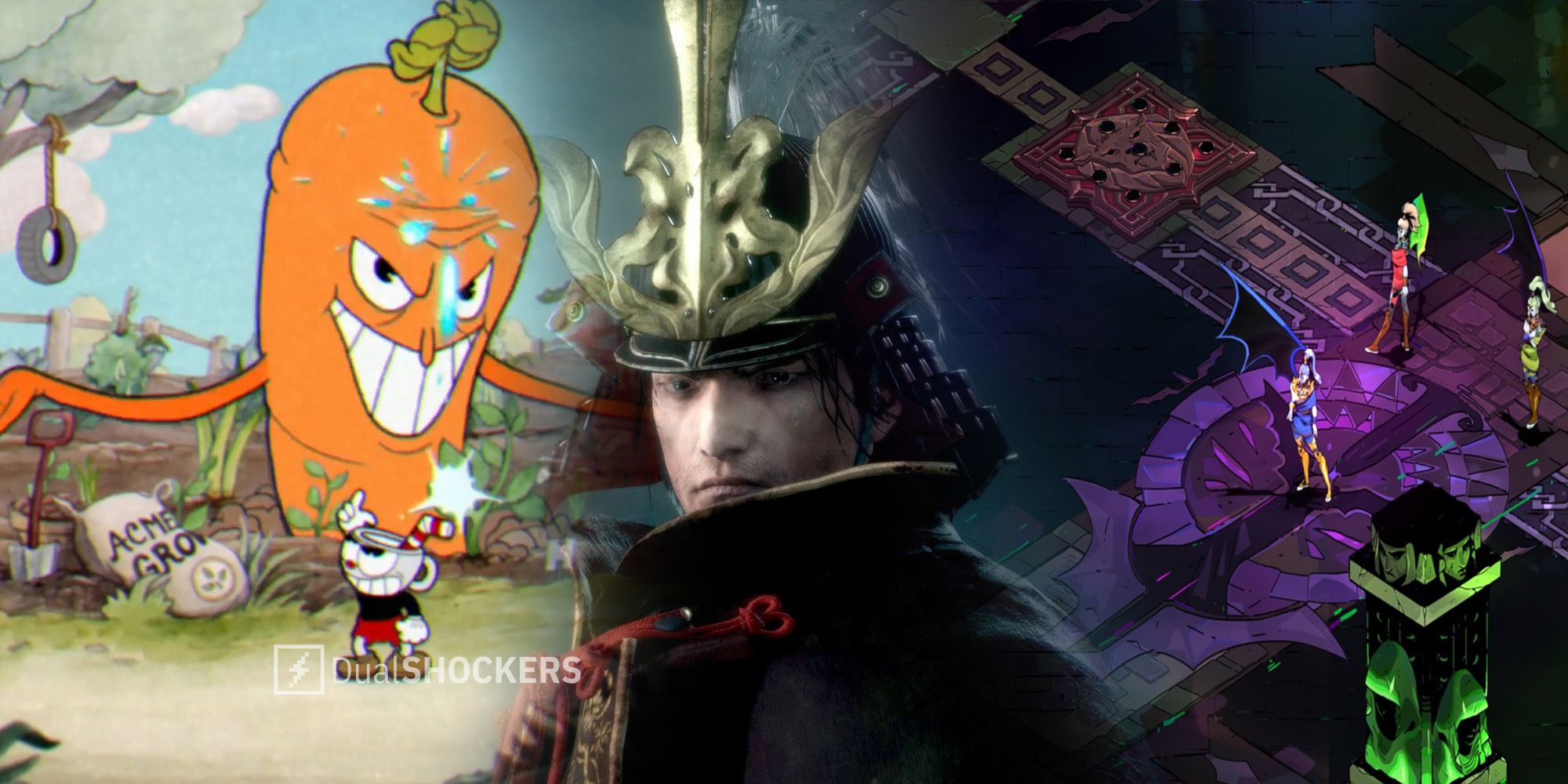 The Root Pack (Cuphead), Genichiro Ashina (Sekiro: Shadows Die Twice), Megaera (Hades) gameplay boss fights
