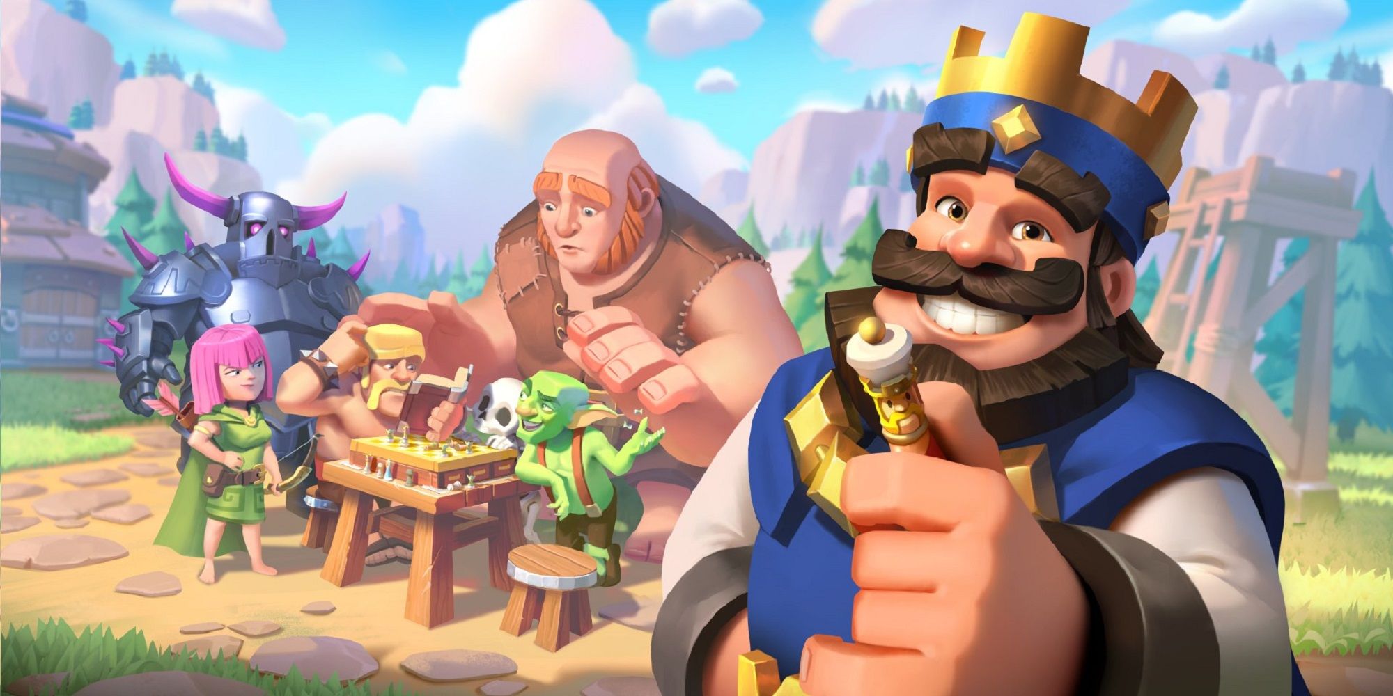Google Play - Are you ready to raid? 💪 Play against your favorite Clash of  Clans and Clash Royale characters during an epic round of chess on  Chess.com — Checkmate your best