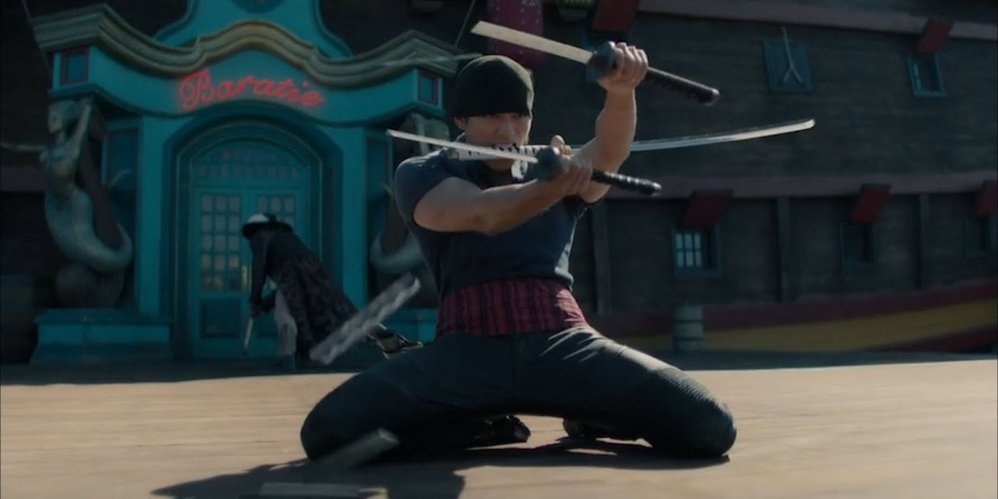 Zoro's swords broken after Dracule slices them