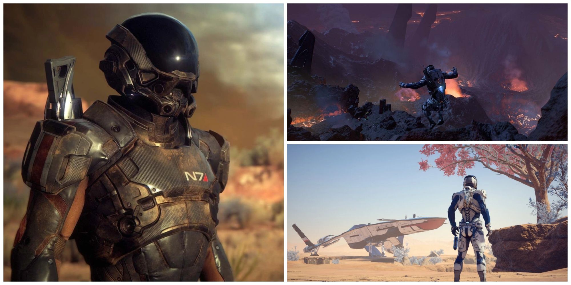 Mass Effect Andromeda collage