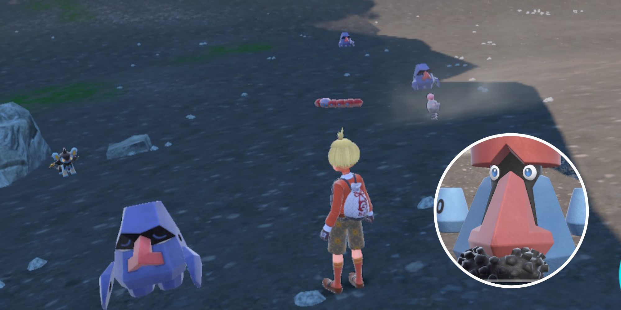 Pokemon Scarlet And Violet DLC Split Image Nosepass And Probopass