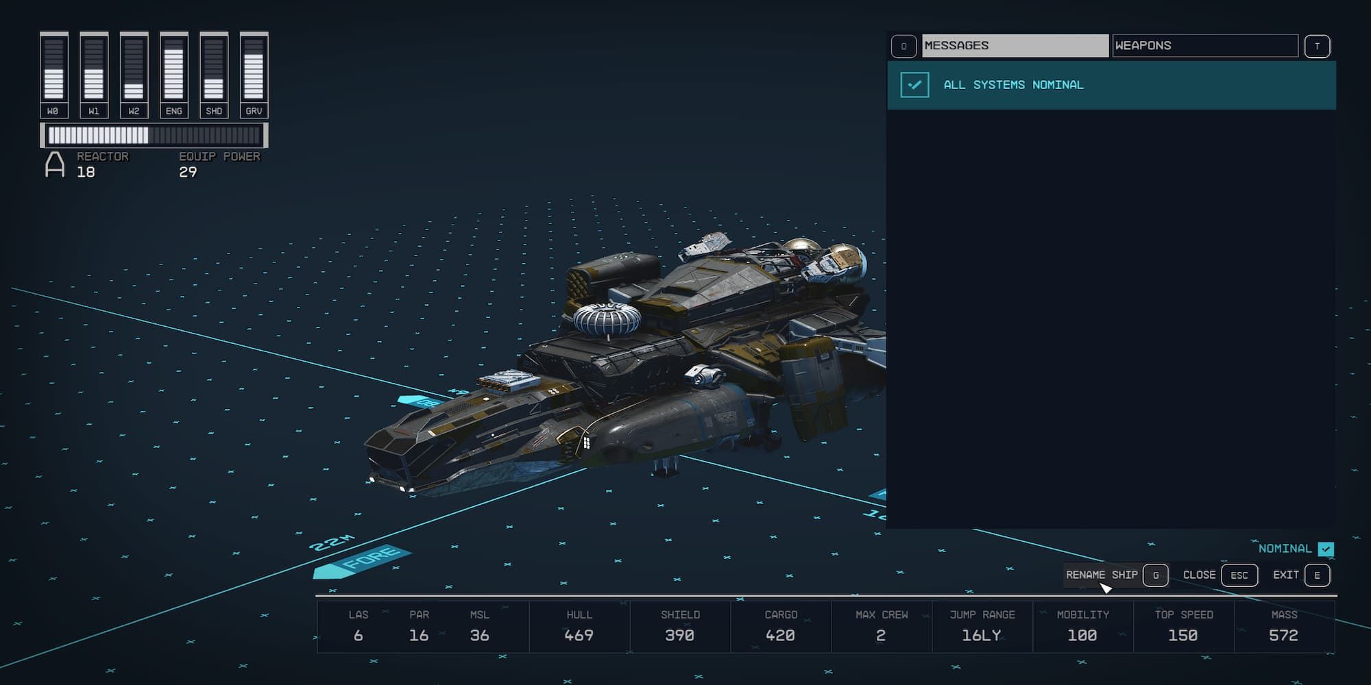 Starfield: How To Rename Your Ship