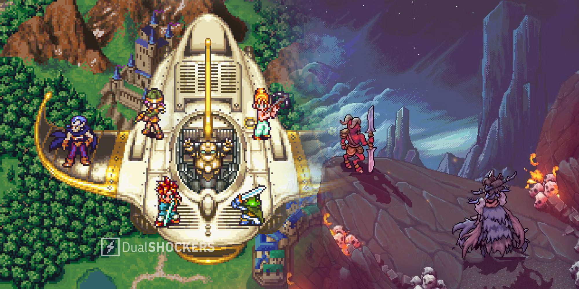Sea Of Stars and Chrono Trigger gameplay