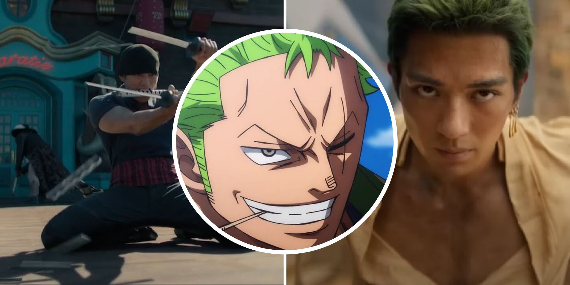 Leaked Live-Action 'One Piece' BTS Photo Offers First Look at Zoro's  Three-Sword Style - Murphy's Multiverse