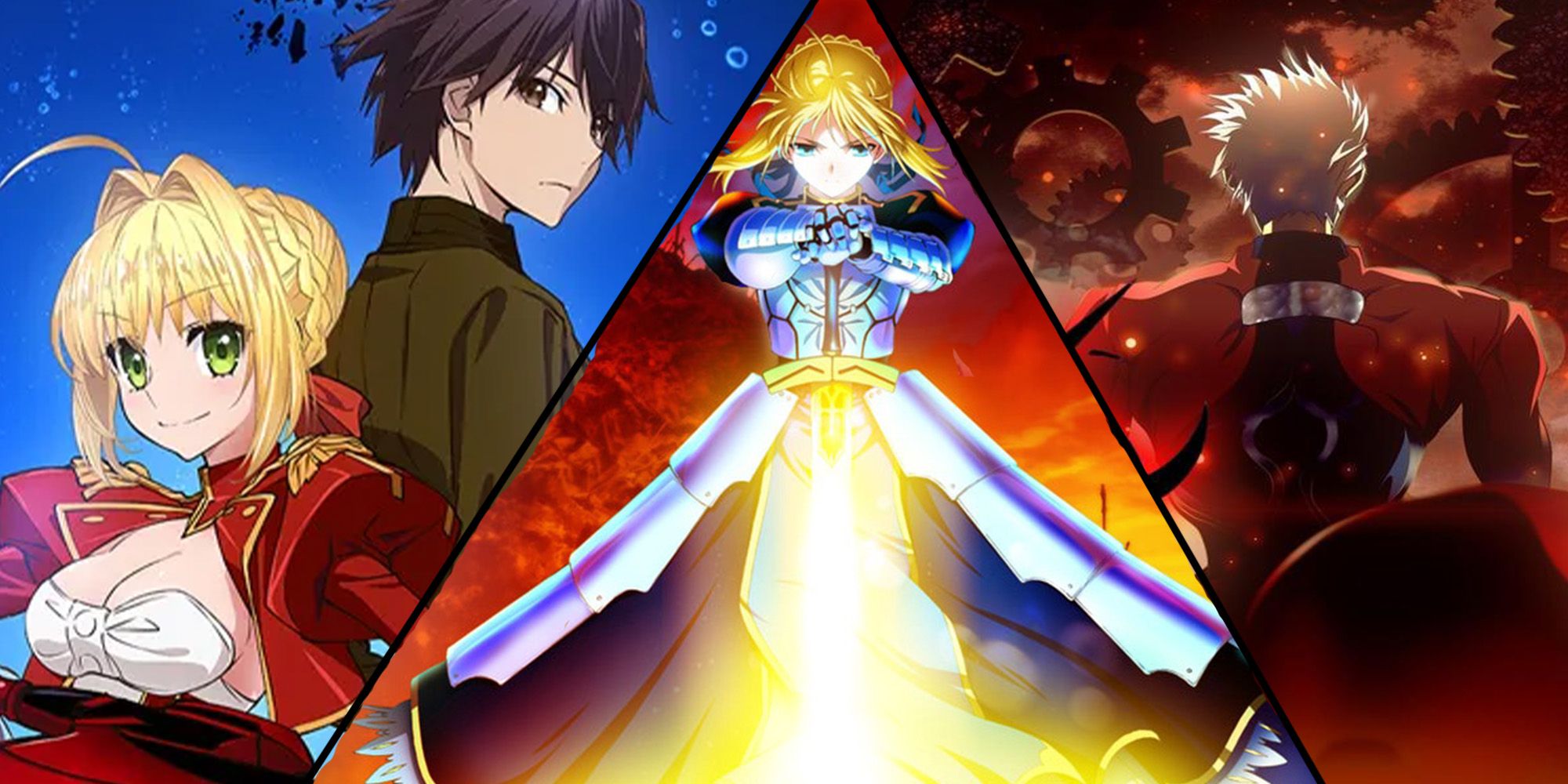 TOP 5 MELHORES ANIMES DA FRANQUIA FATE 