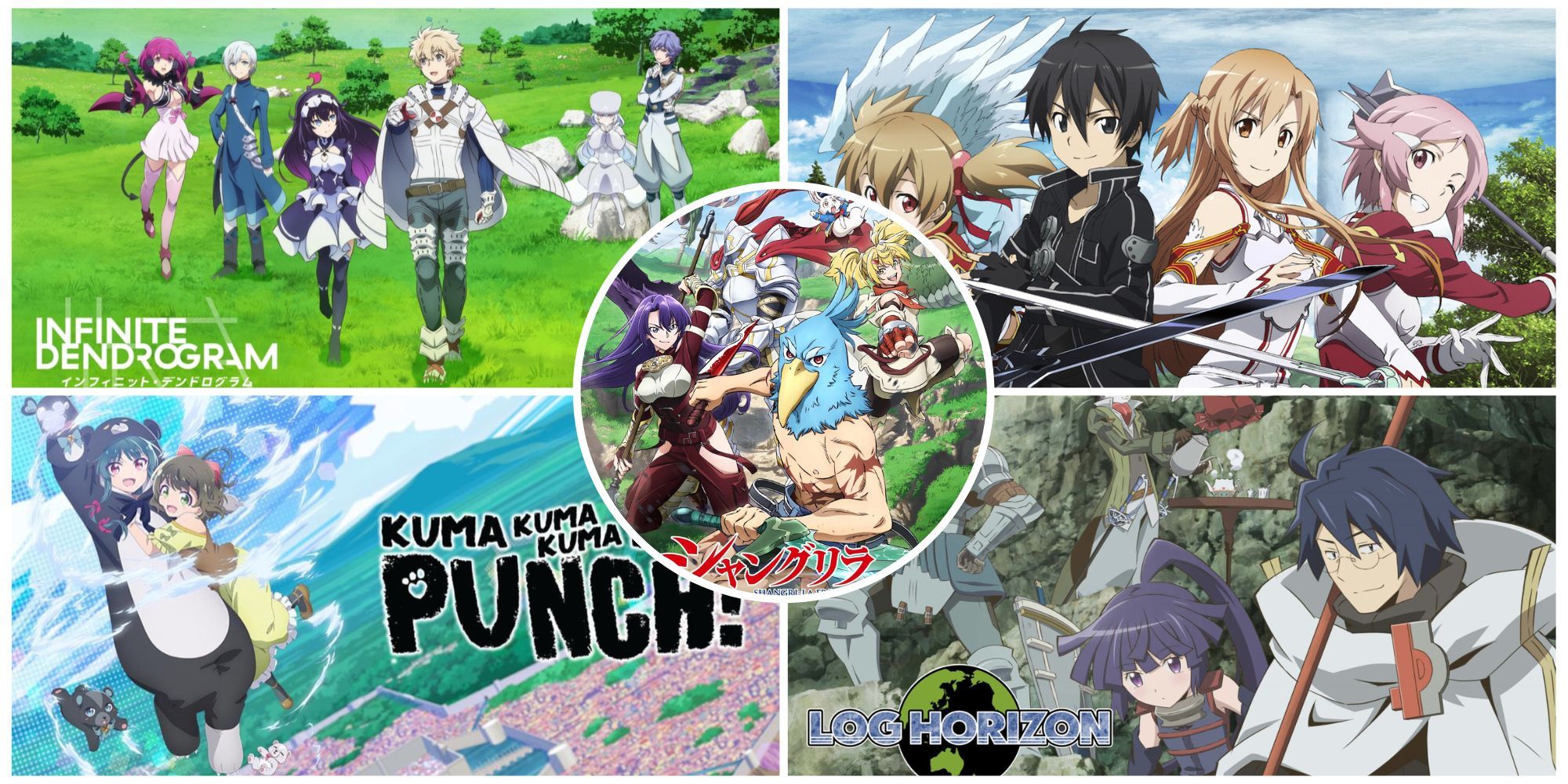 Animes parecidos com Sword Art Online