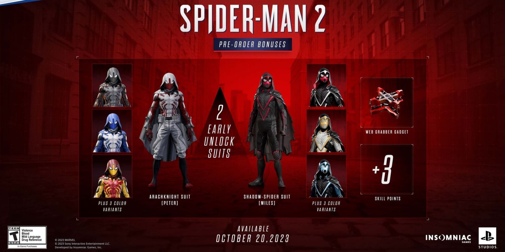 2000 x 1000 Spider-Man 2 Pre-Order Edition