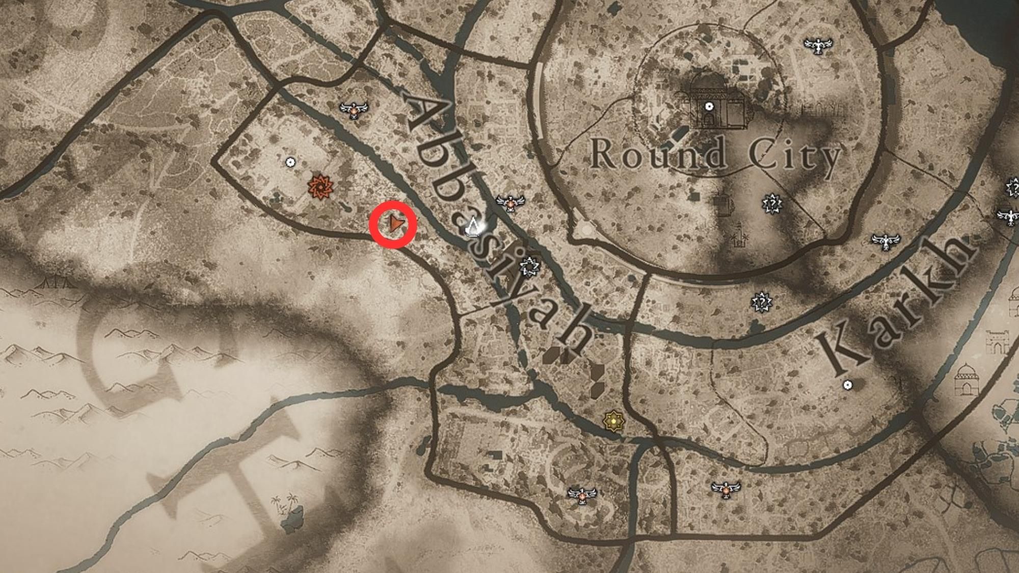 a challenge enigma location in ac mirage