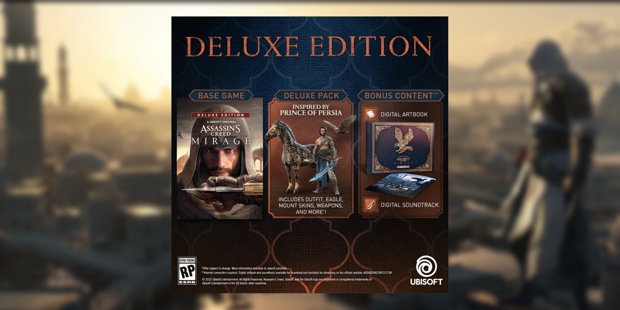 Assassins Creed Mirage Preorder Bonuses Edition Comparison