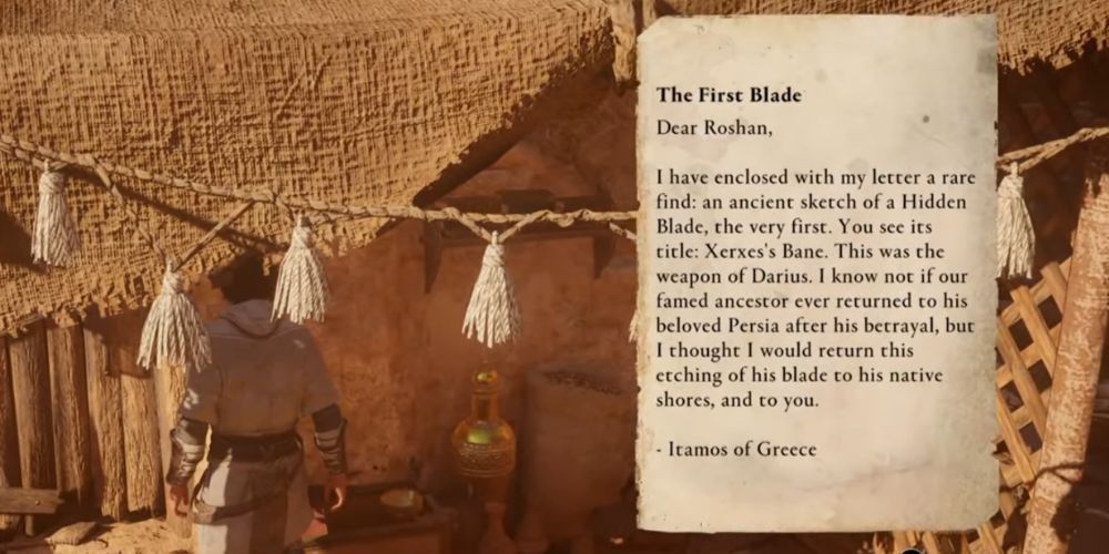 AC Mirage - The First Hidden Blade Letter-1