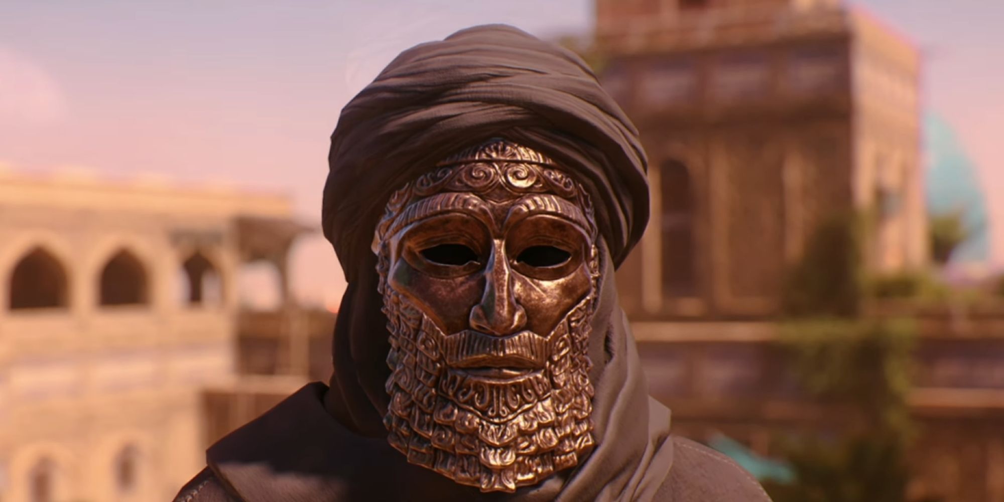 Assassin's Creed Mirage Fazil in his Mask