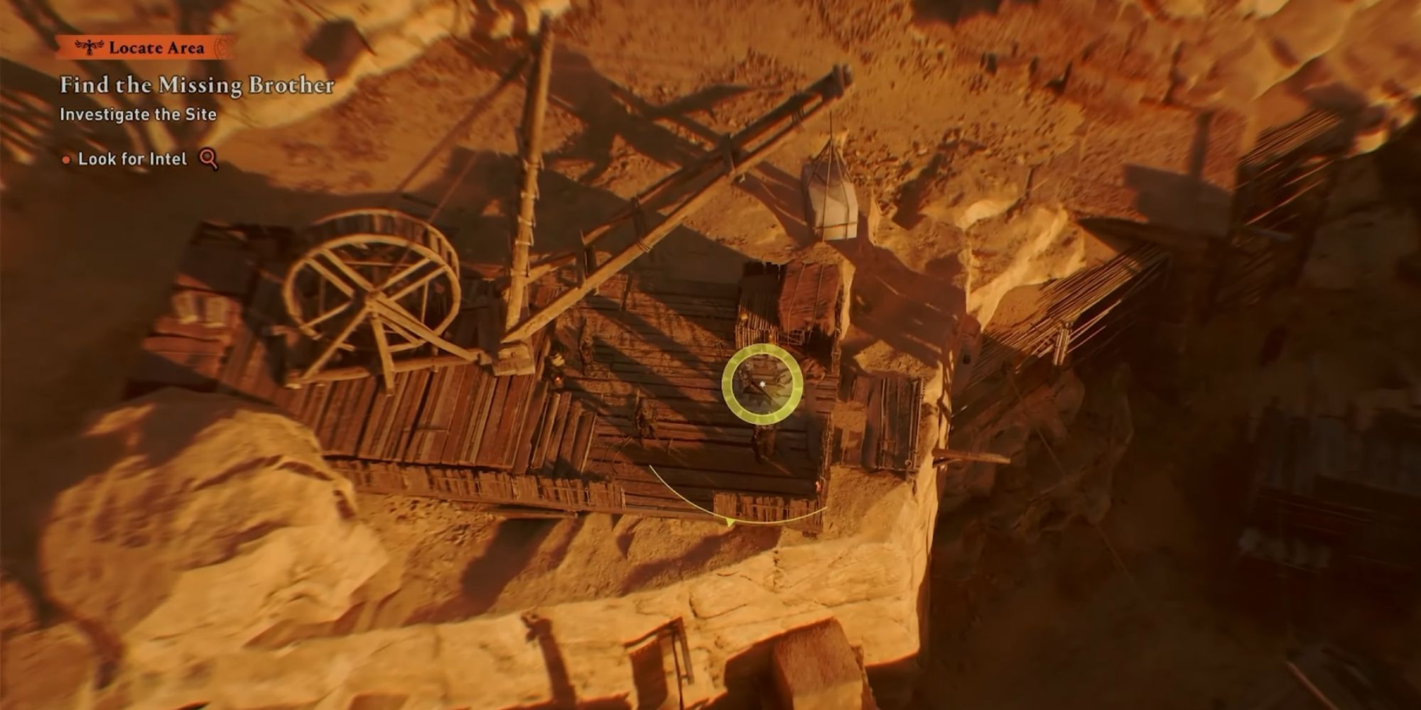 Assassin's Creed Mirage Find Missing brother excavation