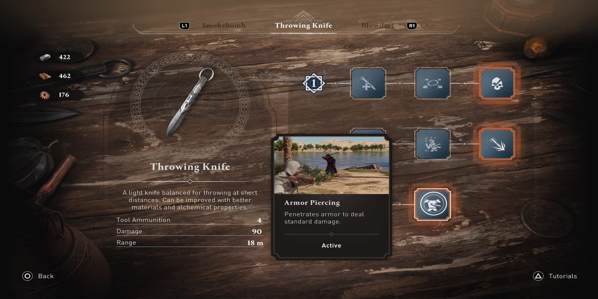 The Armor Piercing Upgrade In The Tool Menu