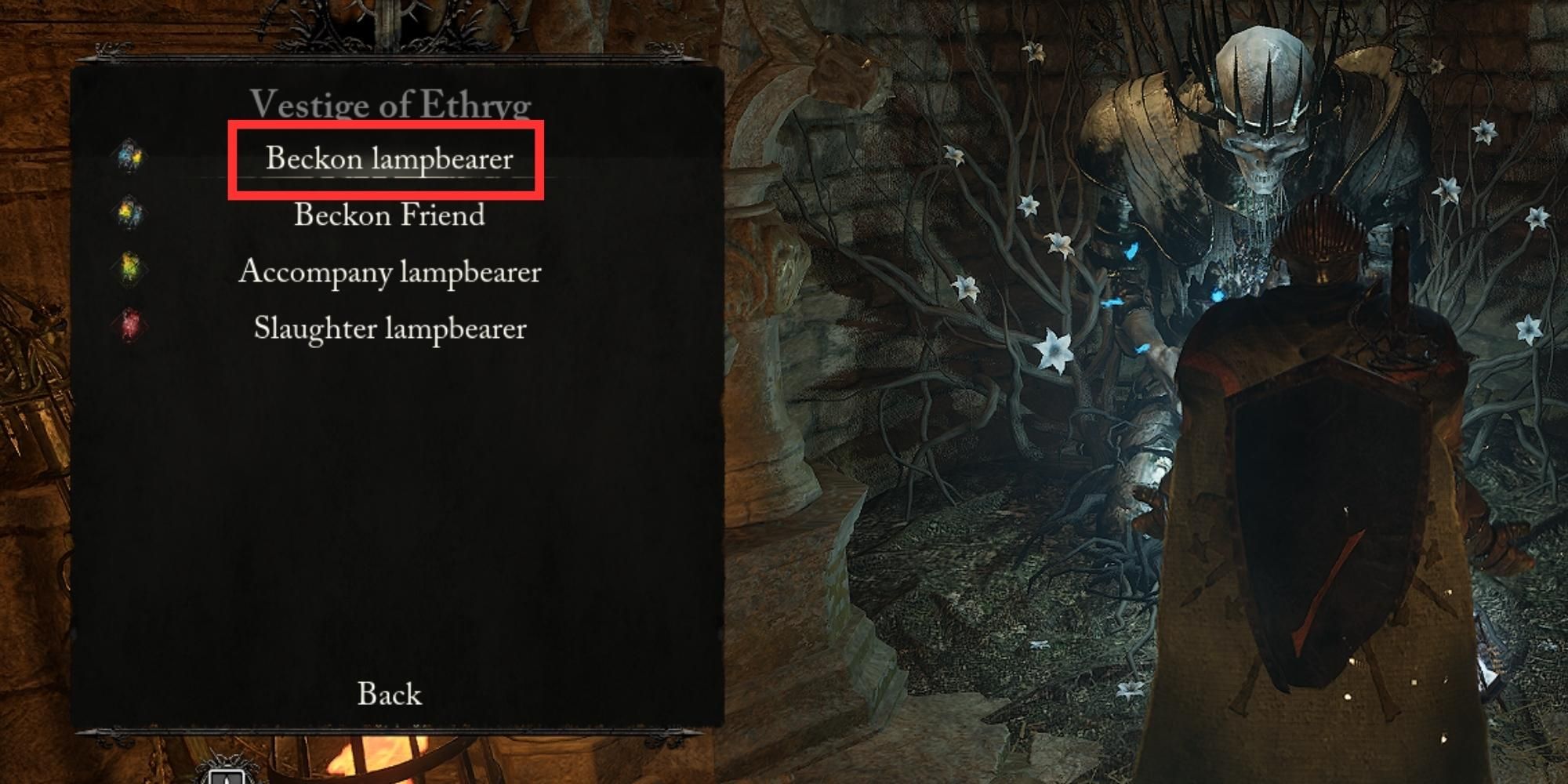 beckon lampbearer in lords of the fallen