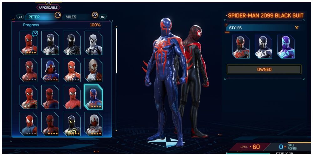 Spider-Man 2 Spider-Man 2099 Suit