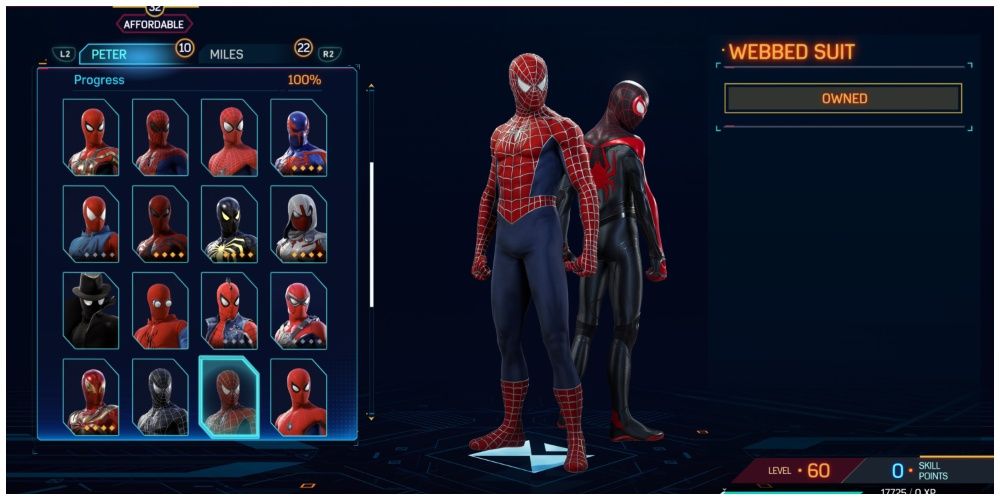 Spider-Man 2 Webbed Suit