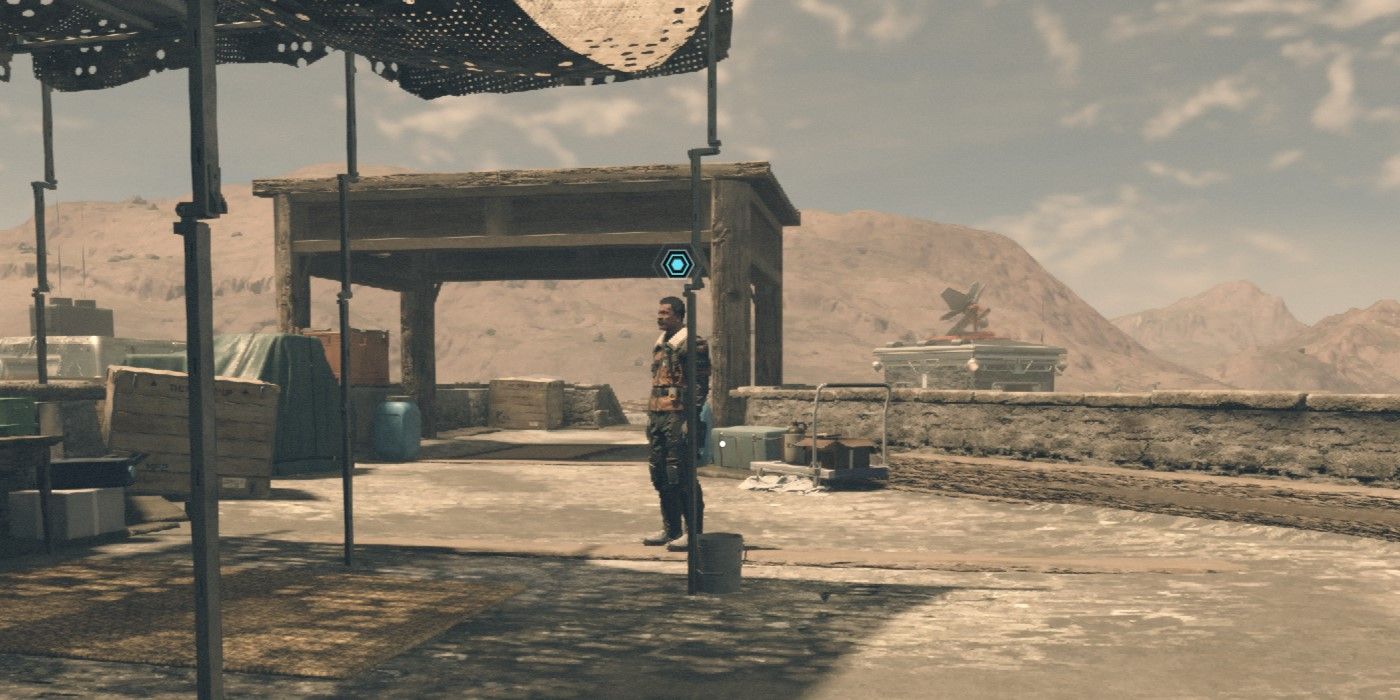 The Starfield character found Davis Wilson on the wall in Akila City.