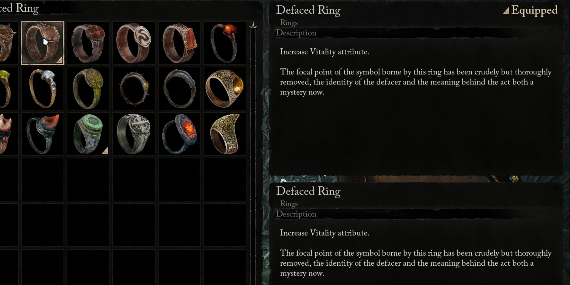 defaced ring in lords of the fallen