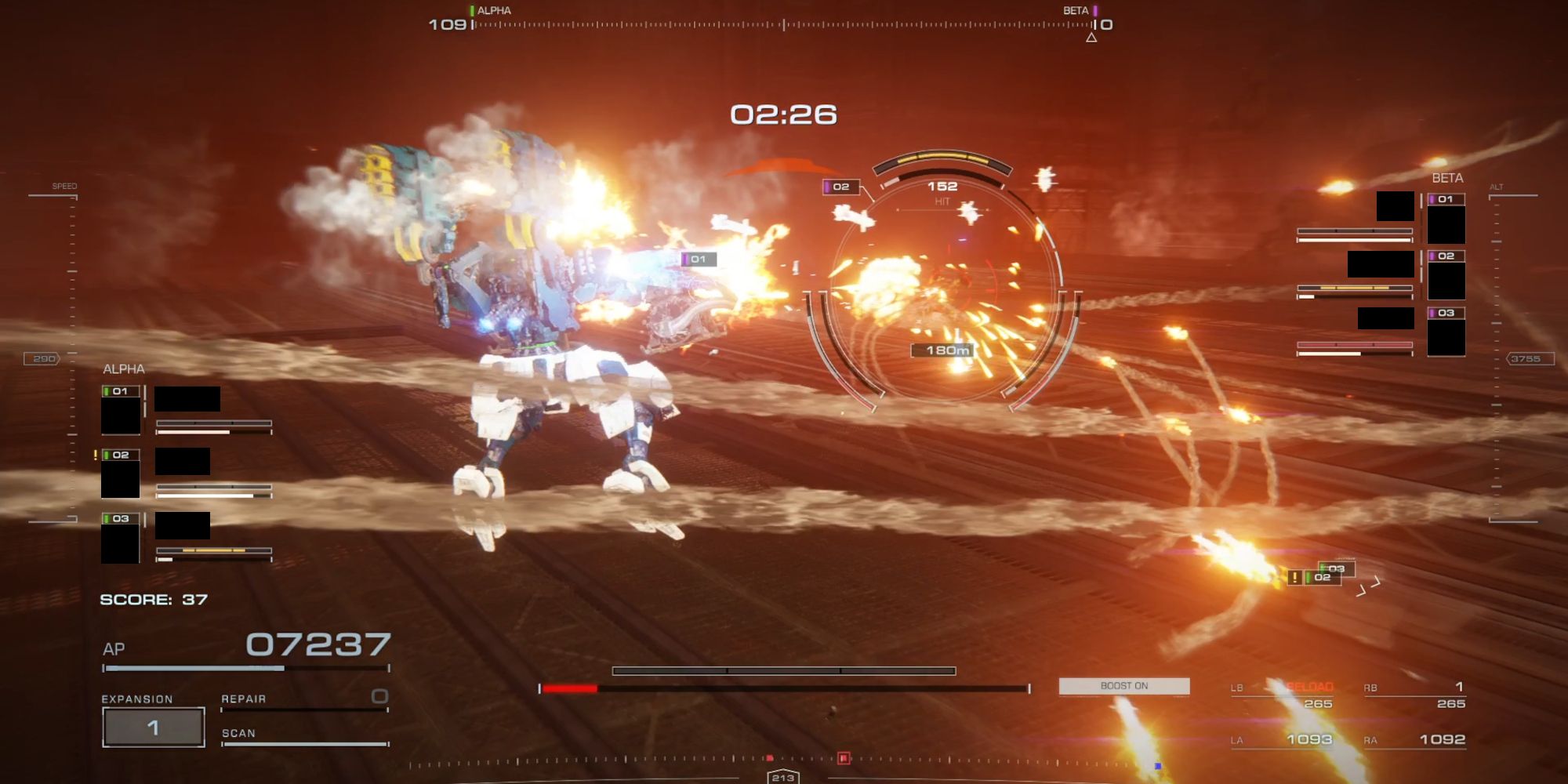 Dodging missiles in Armored Core 6 Multiplayer