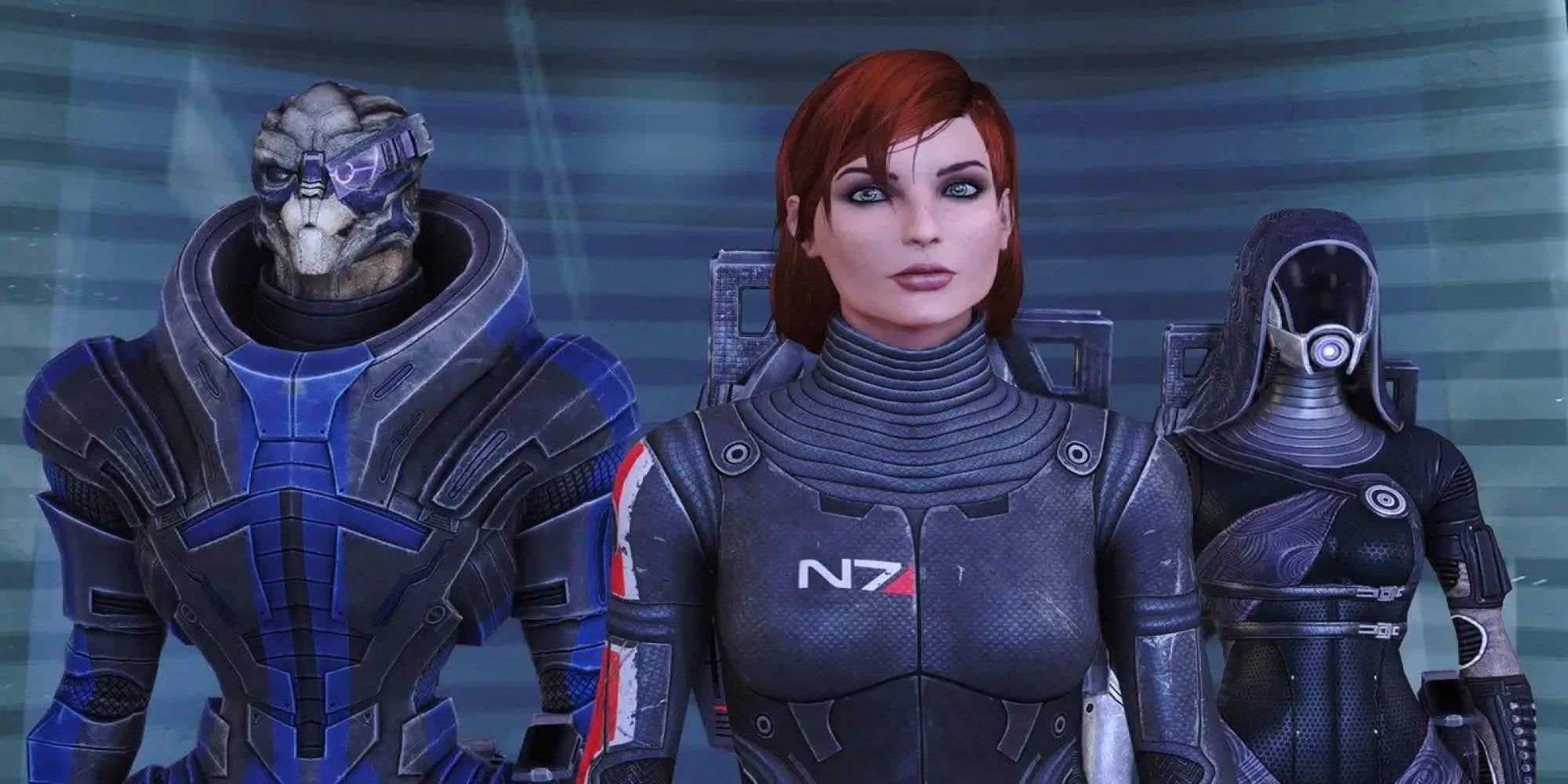 Garrus, Commander Shepard, and Tali (Mass Effect 3)