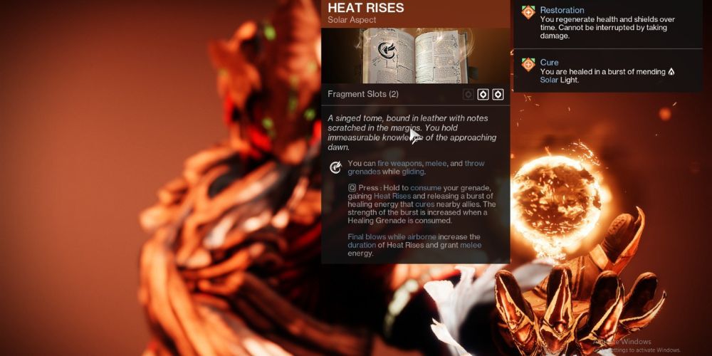 Heat Rises, Destiny 2, Best Solar Aspects