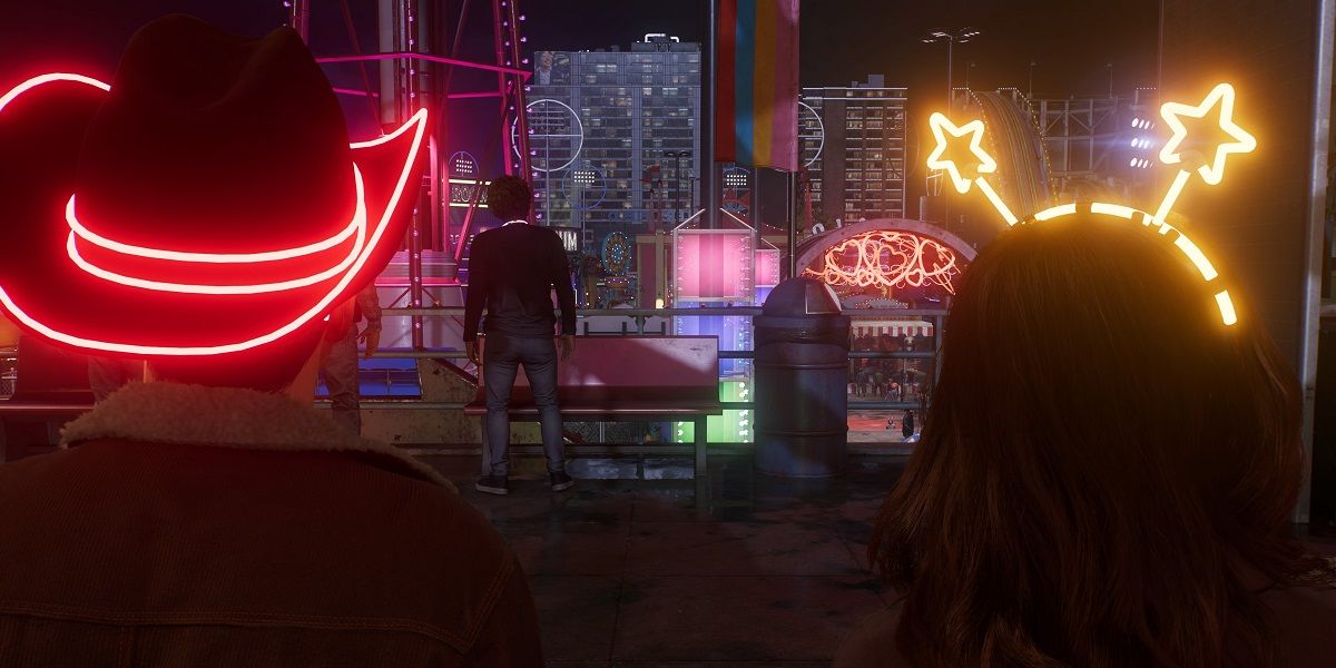 Hidden Photo Mode UI _ Peter & MJ _ Spider-Man 2 _ Coney Island Mission