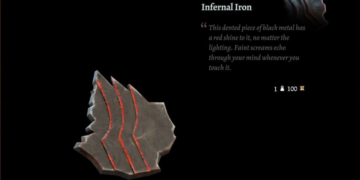 Infernal Iron in Baldur's Gate 3.