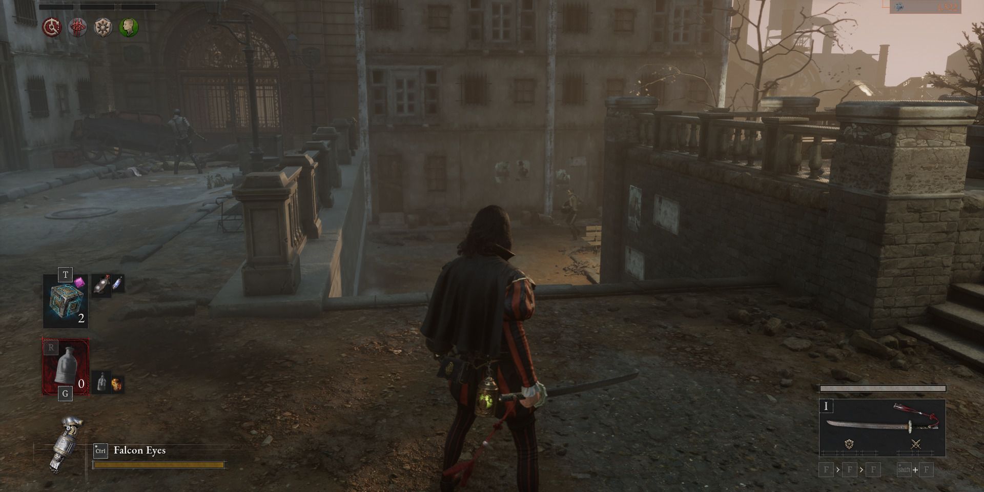 Image of the first location outside Krat City Hall Courtyard in Lies of P.