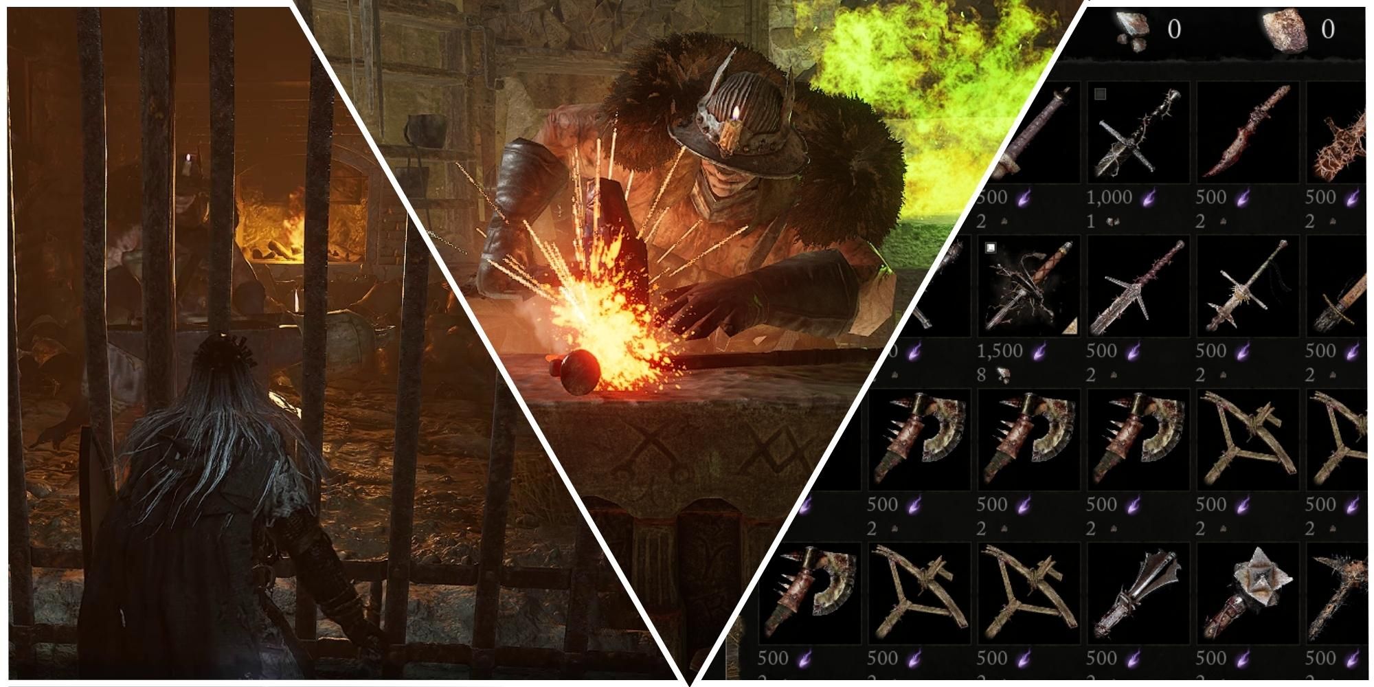 Lords of the Fallen Weapon Upgrades & Blacksmith Unlock