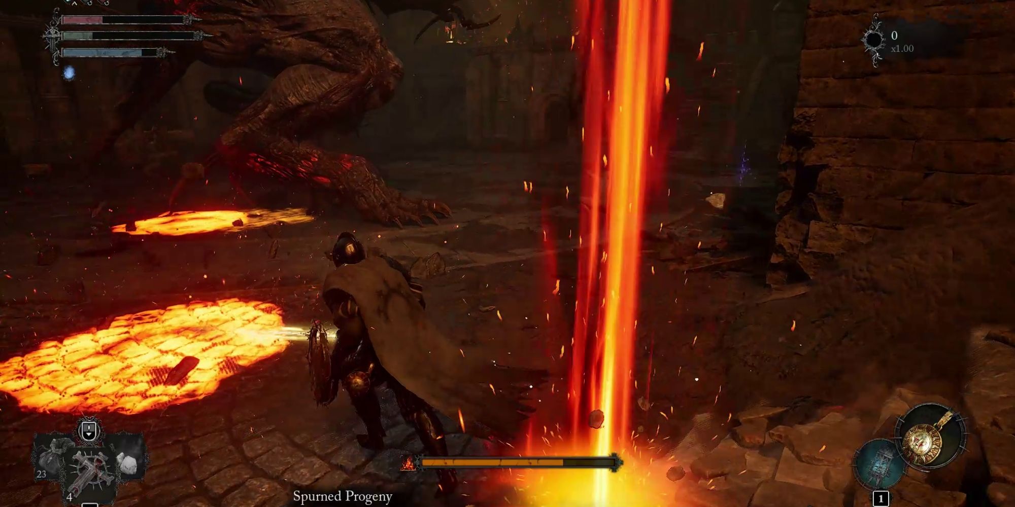 Magma Surge spurned progeny in lords of the fallen