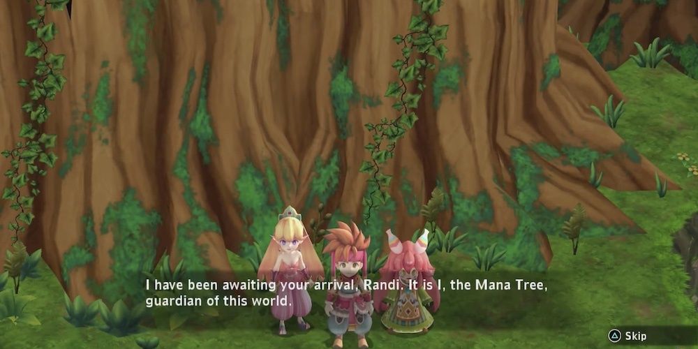 Secret of Mana - Mana Tree Cutscene 