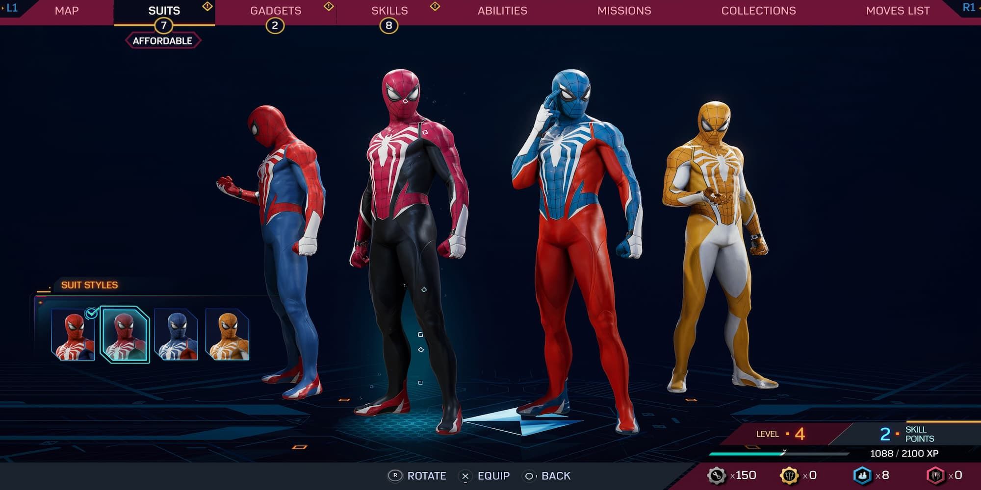 The Advanced Suit 2.0 Styles 