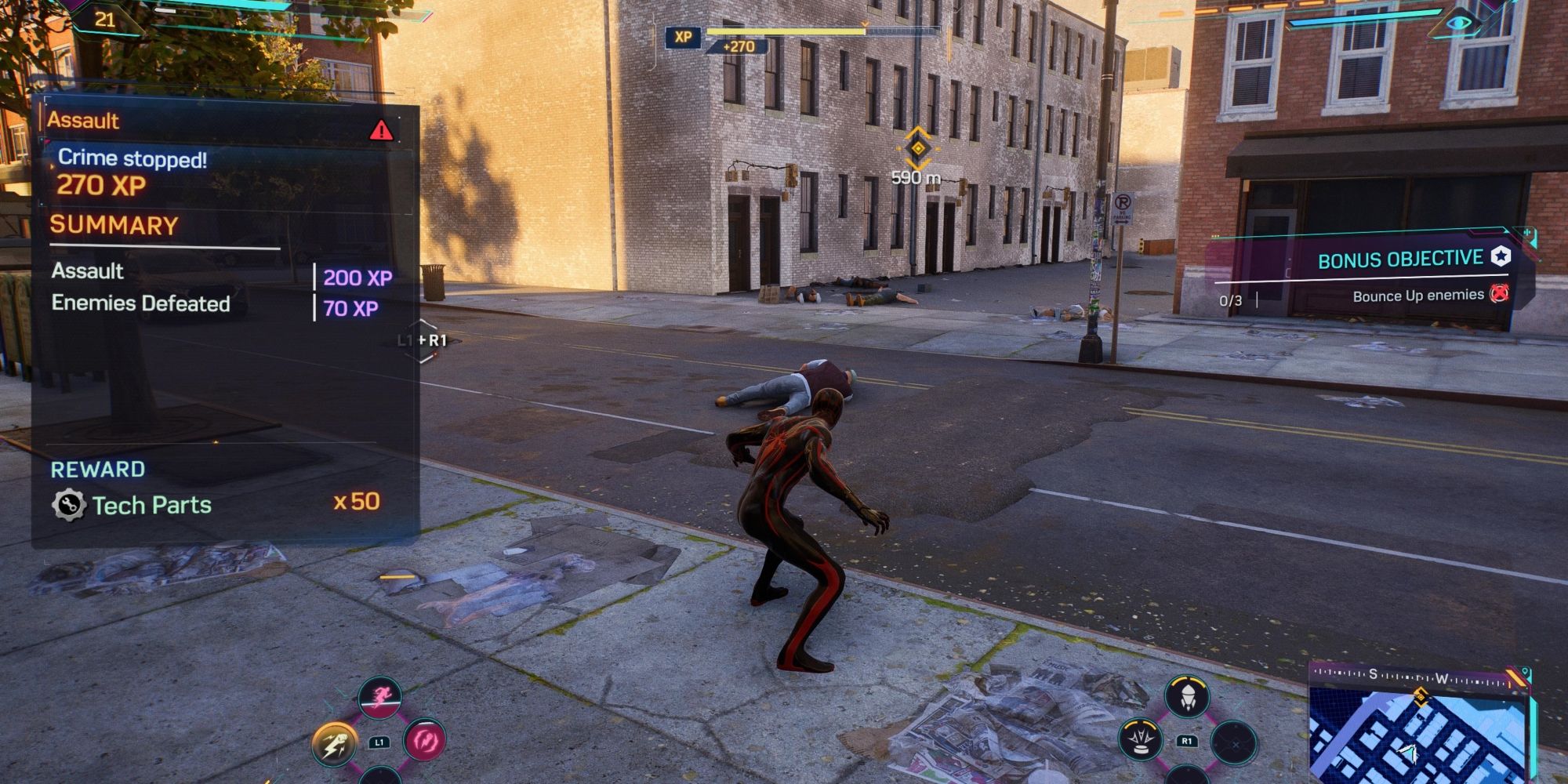 Marvel's Spider-Man 2 Finished Random Crime While Failing Bonus Objectives