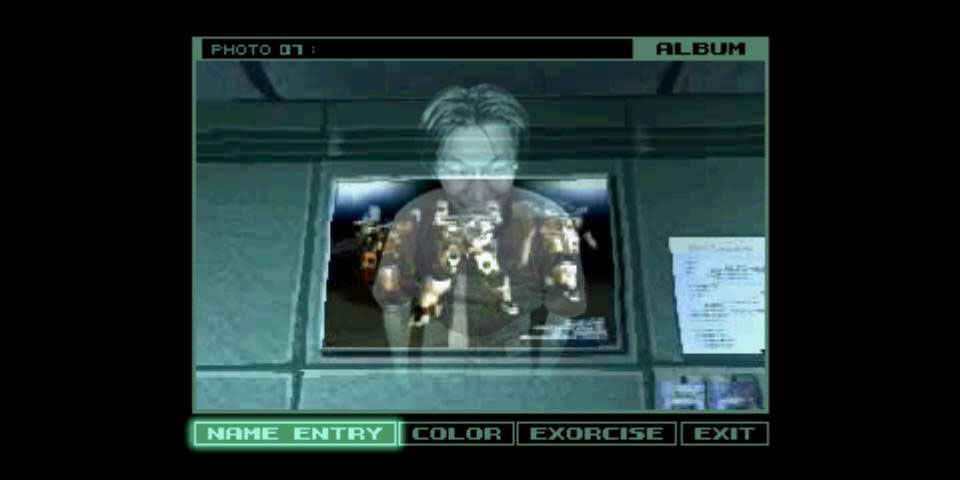 The ghost of Hideo Kojima in Metal Gear Solid 1