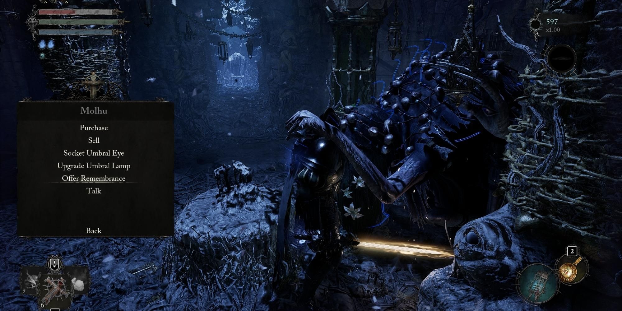 offering remembrance option at molhu in lords of the fallen