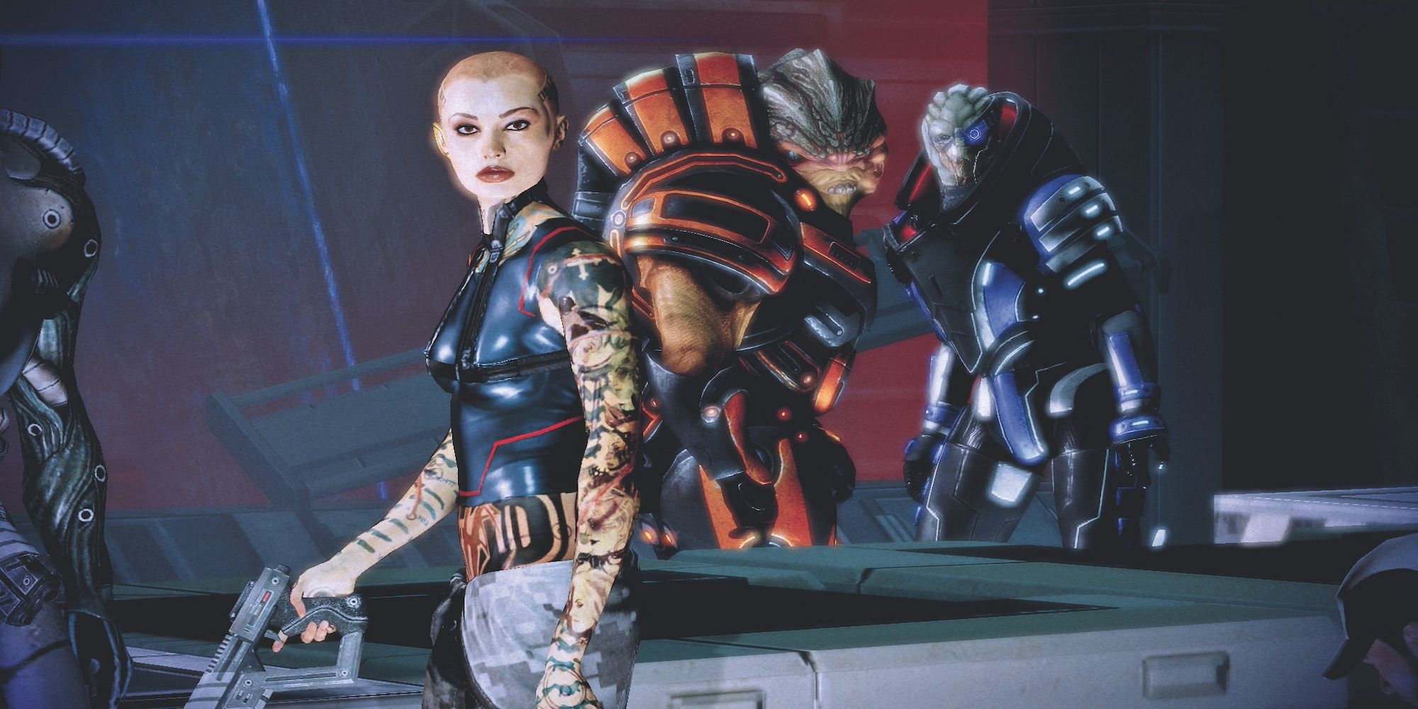 Some of the Normandy crew (Mass Effect 2)
