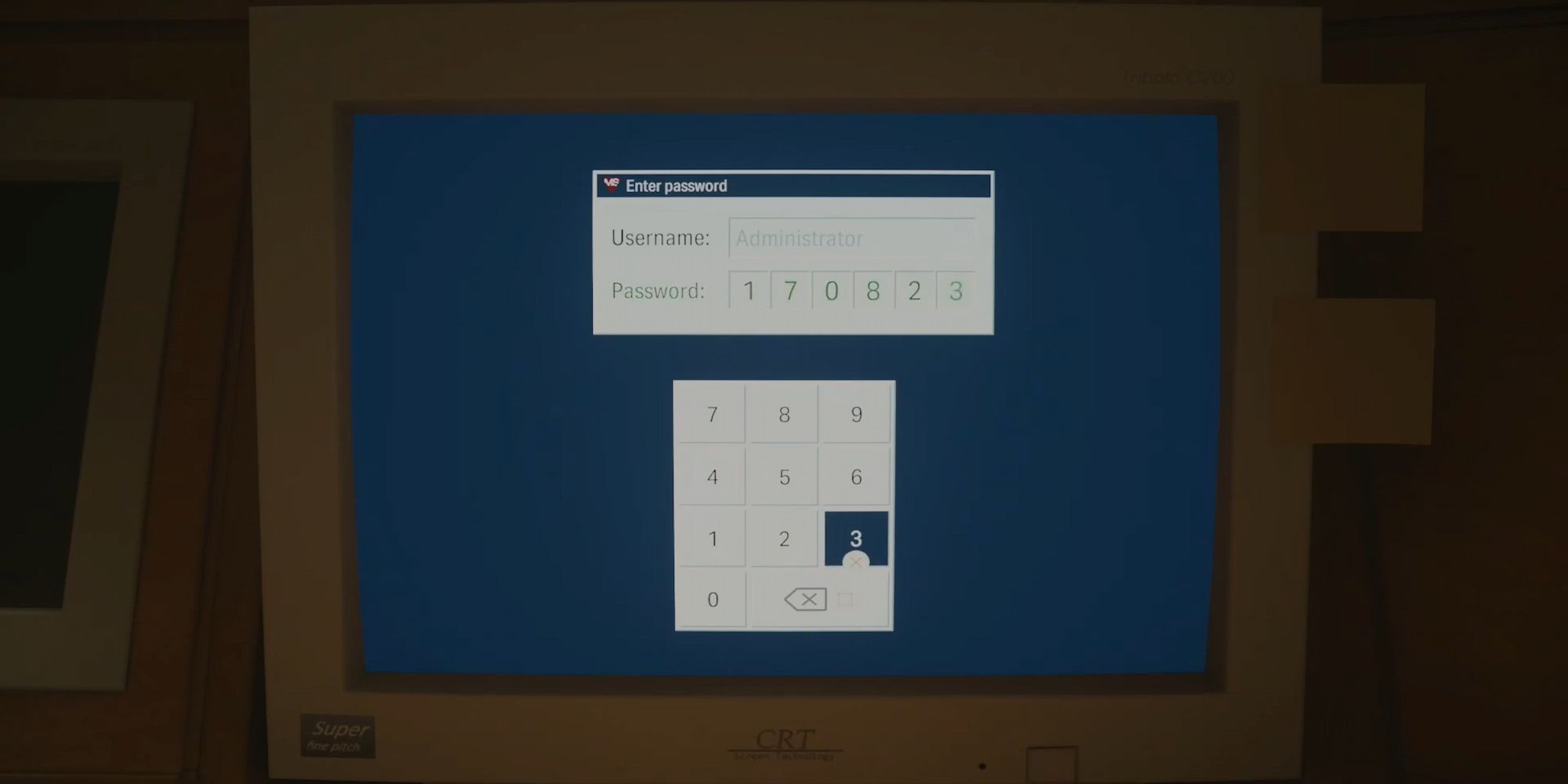 Security Room Computer Password