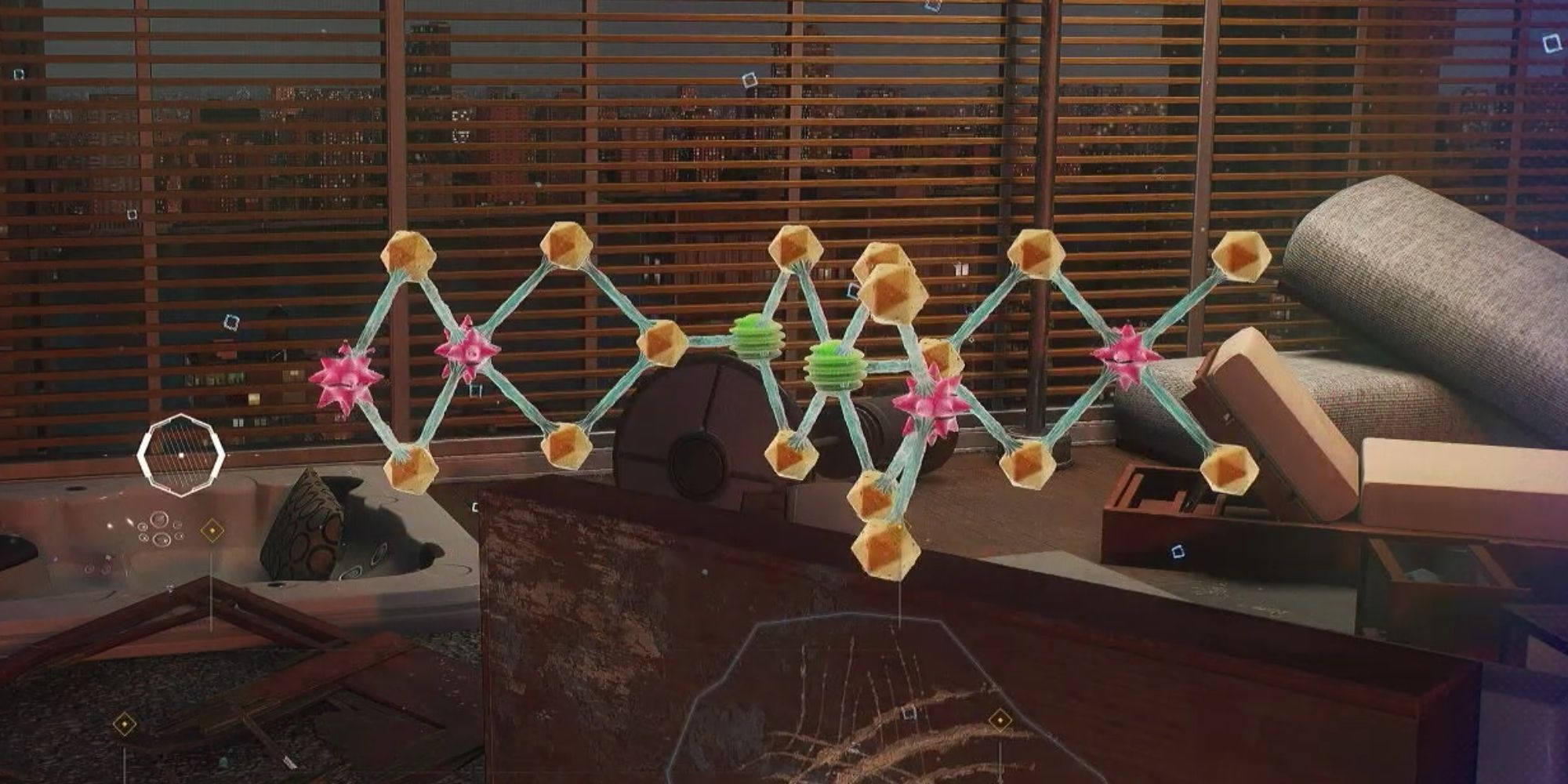 Spider-Man 2 Molecule with corrupted atoms