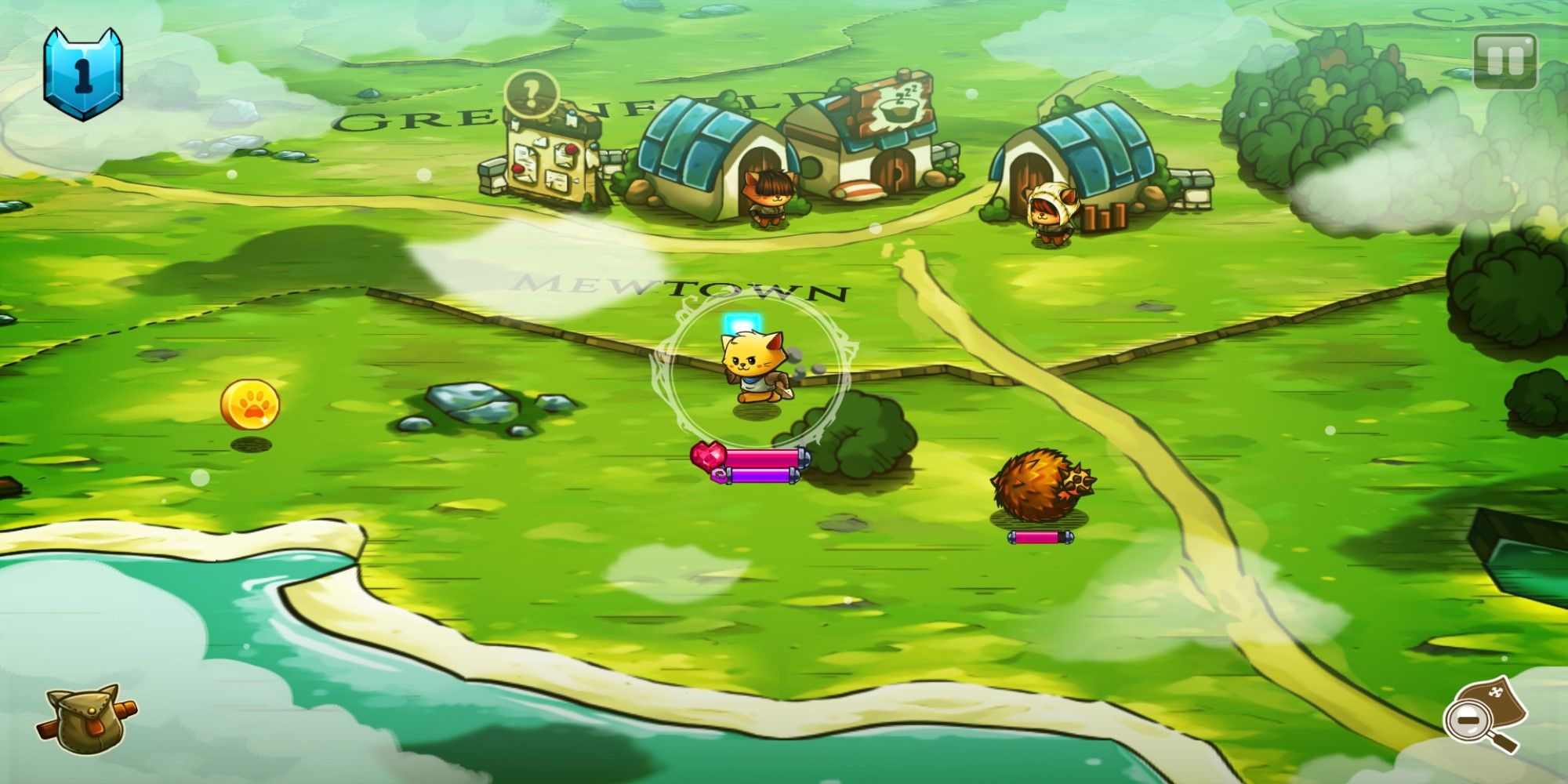 Gameplay from Cat Quest