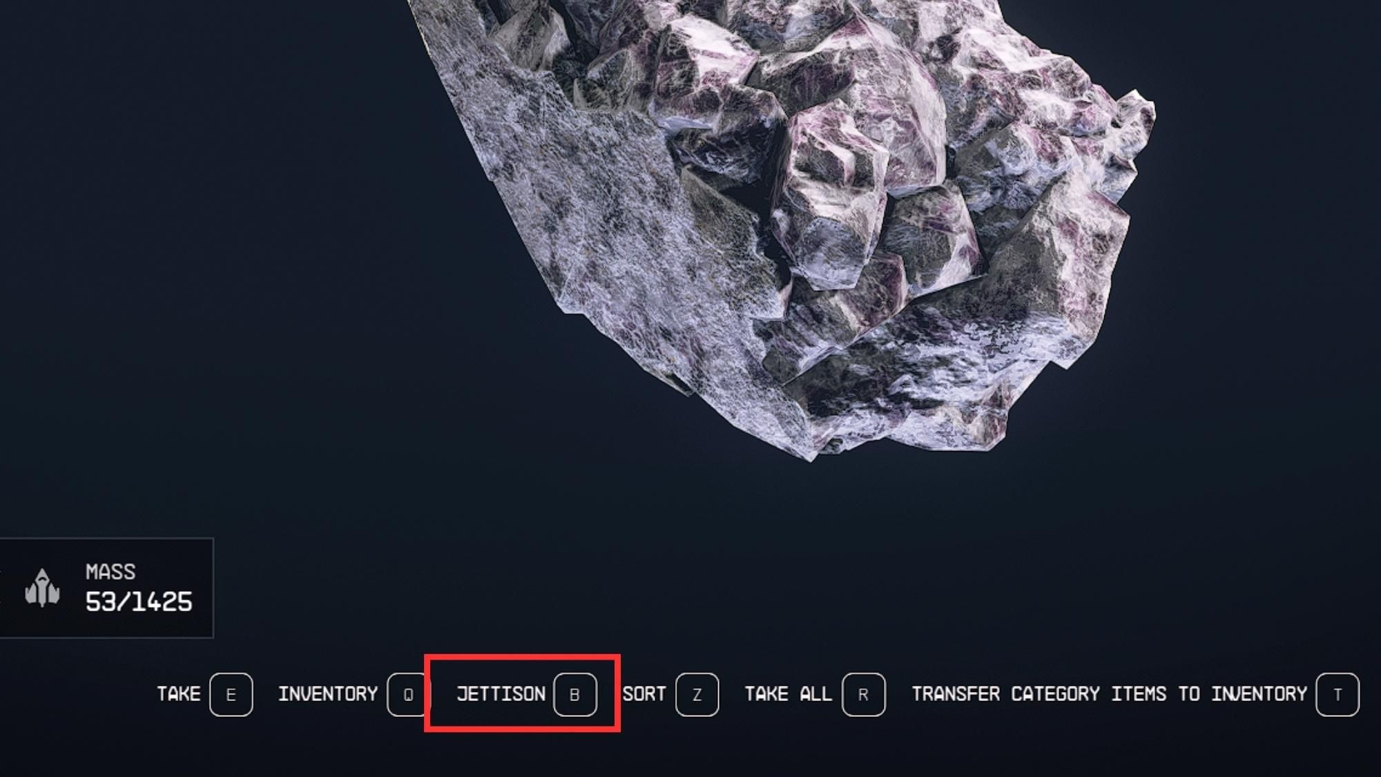 Starfield How To Jettison Cargo