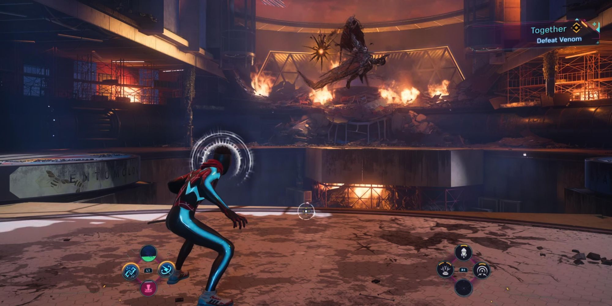 Spider-Man 2 Venom Boss Fight