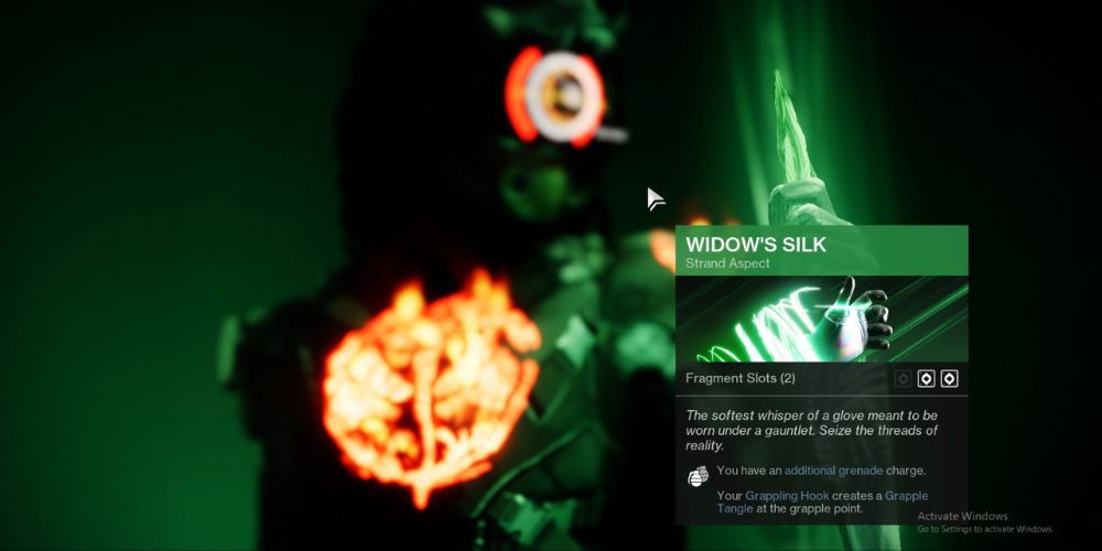 Widow's Silk, Destiny 2, Best Strand Aspects