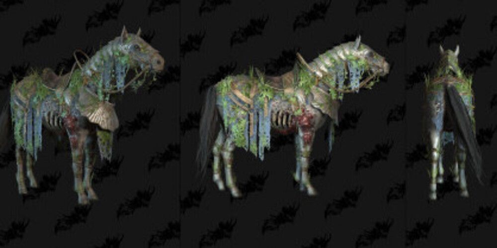 The Flesh Rot Overgrown Caparison Mount Armor