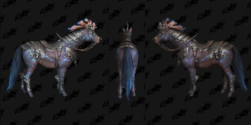 The Coral Plate Mount Armor from the Bioluminescence Prestige Bundle