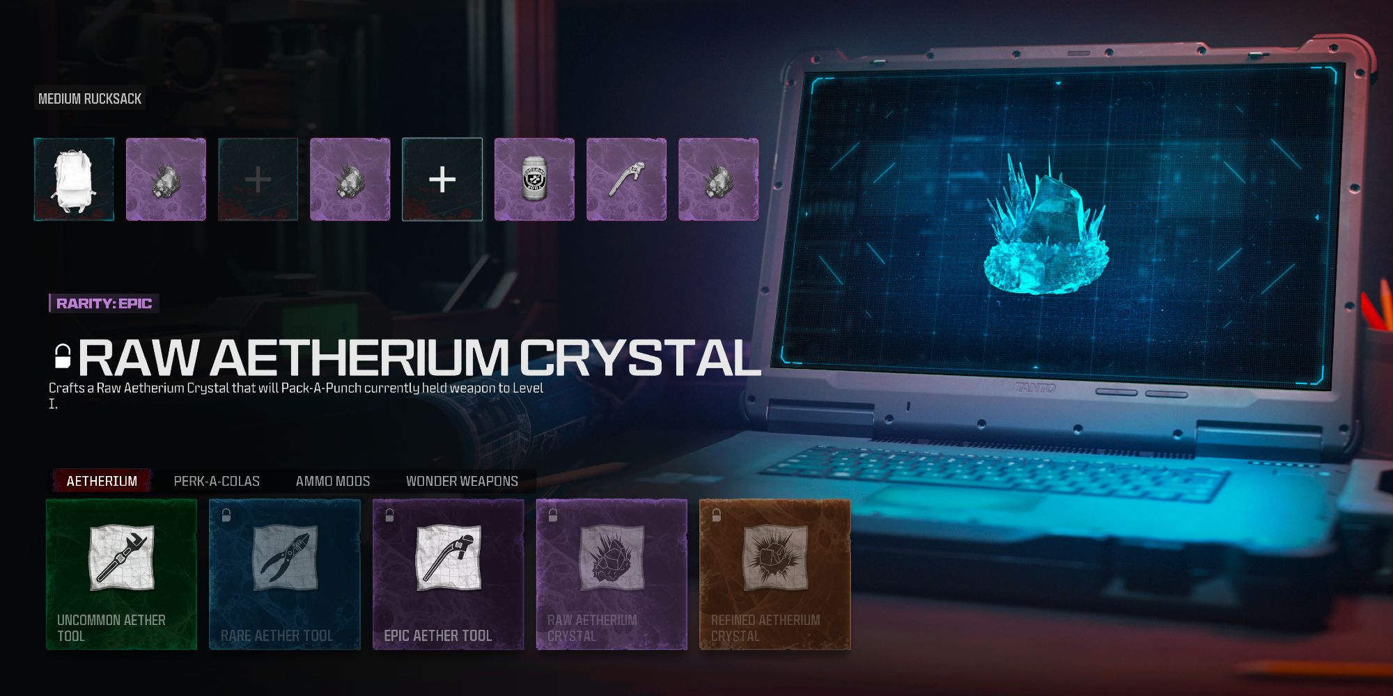 Aetherium Crystals in Modern Warfare Zombies 