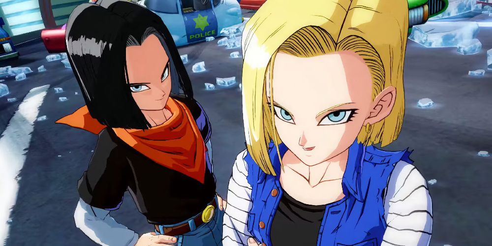 Androids 17 and 18 from Dragon Ball Z