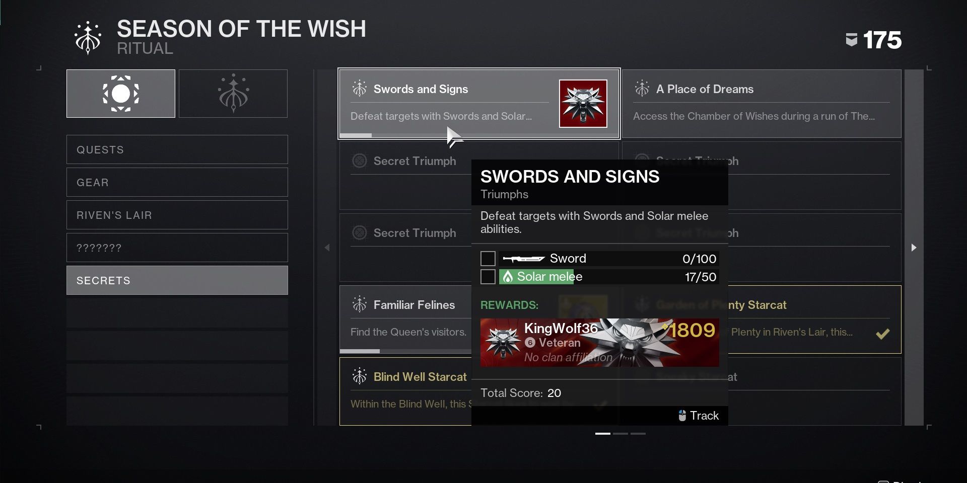 Destiny 2 Season Of The Wish: How To Get The Witcher Emblem