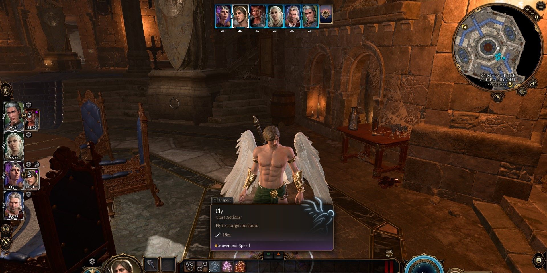 A Deva in Baldur's Gate 3.