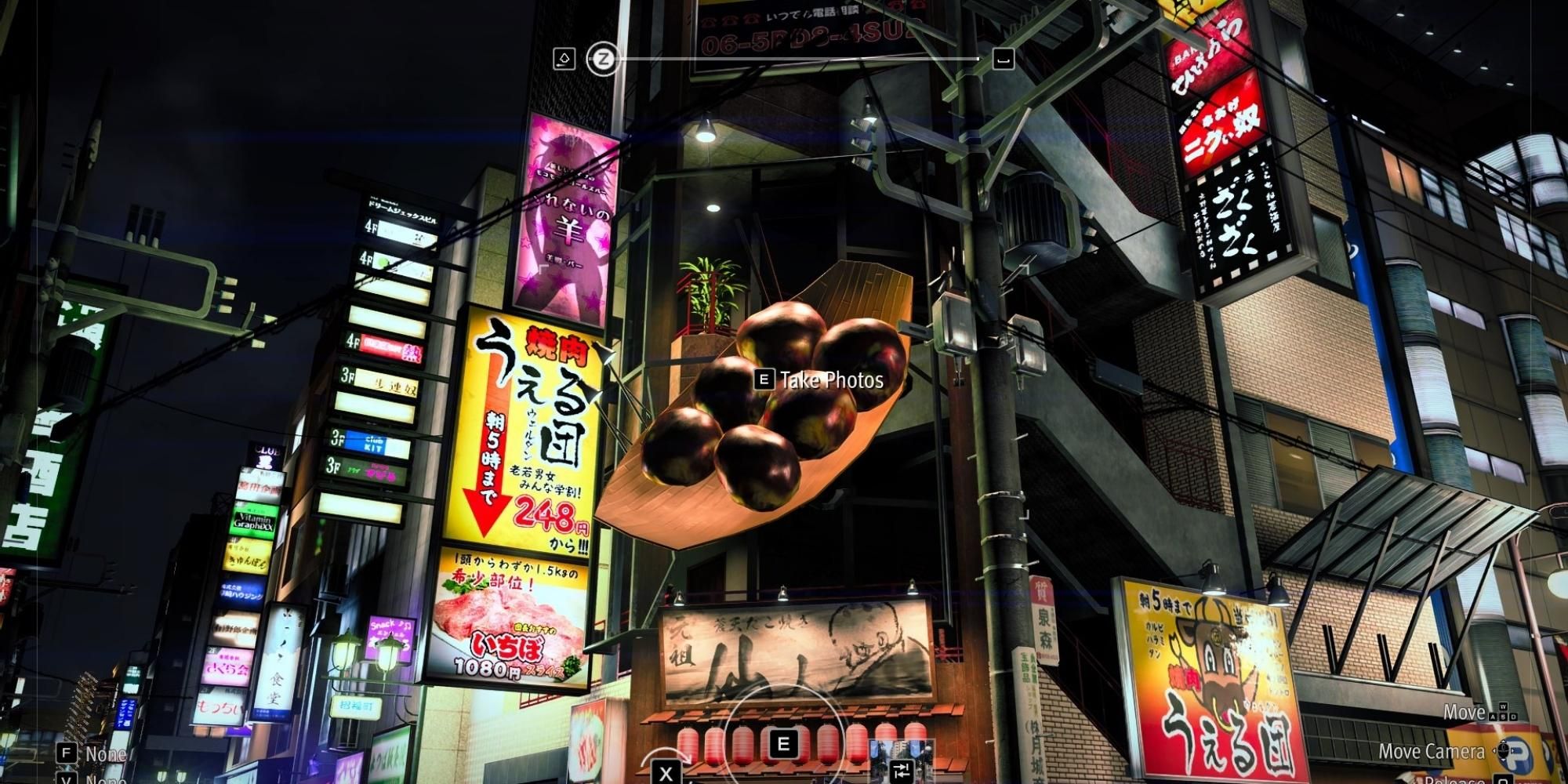 flying takoyaki in-game location in like a dragon gaiden