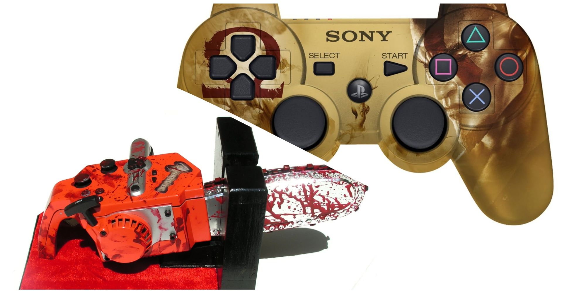 God Of War And Resident Evil 4 Special Controllers